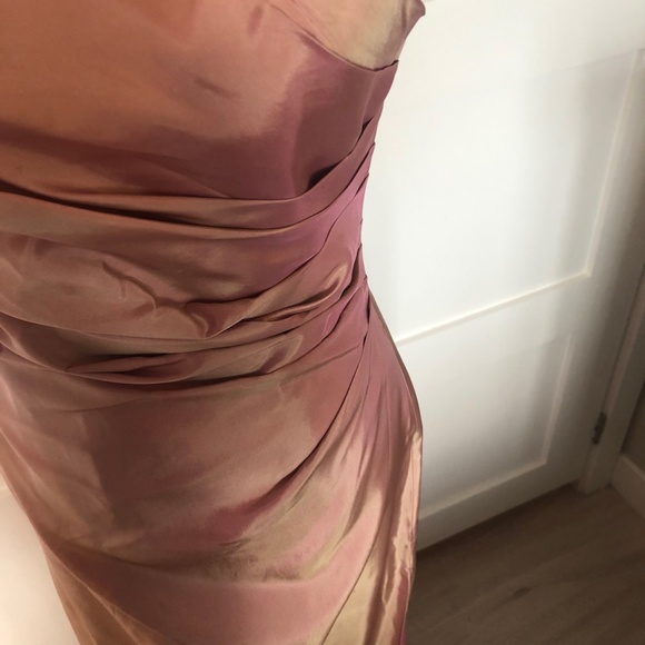 Retro 2000 Prom/Evening/Bridesmaid pink dress - Picture 5 of 12